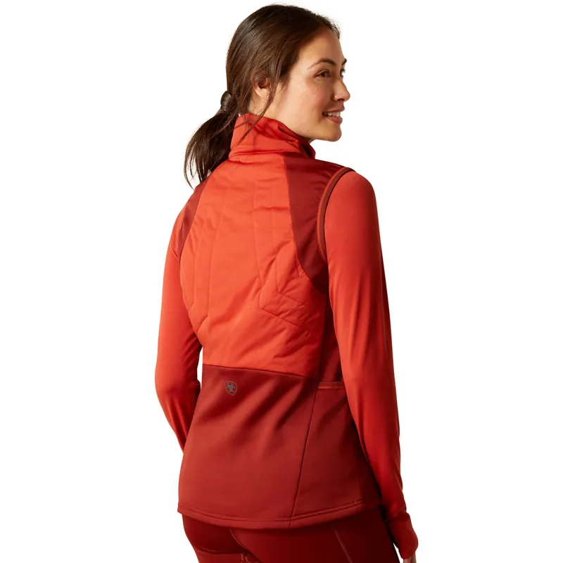 Ariat Women's Venture Full Zip Vest - Red Ochre-1