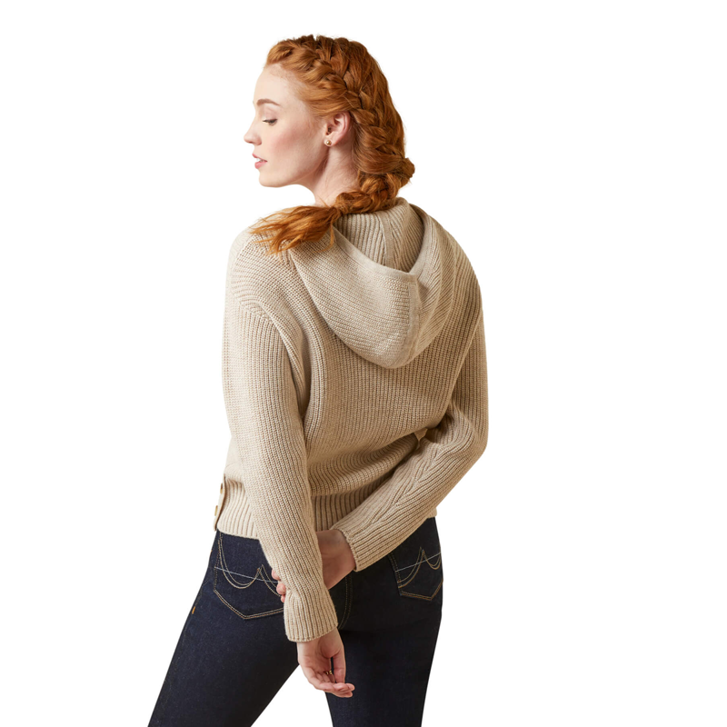 Ariat Women's LOS Atlos Sweater - Oatmeal Heather-1