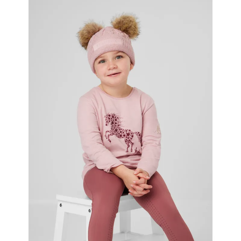 LeMieux Mini Jamie Long Sleeve Top - Pink Quartz-3