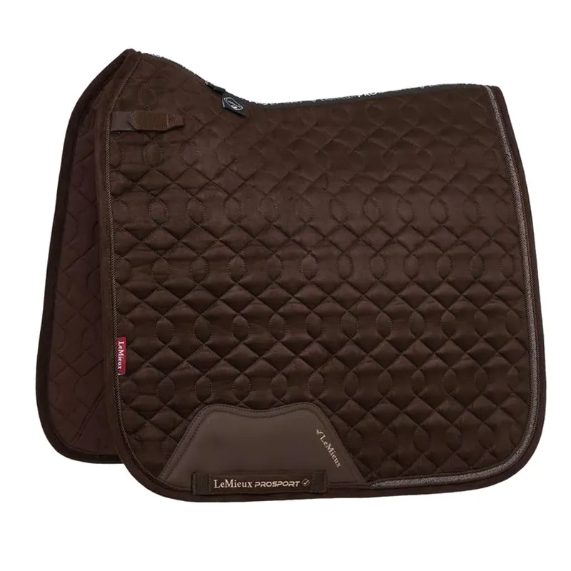 LeMieux Crystal Suede Dressage Pad - Brown