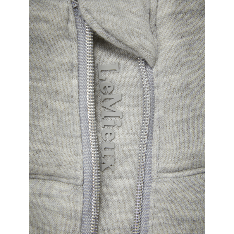 LeMieux Kali Quarter Zip Sweater - Grey Marl-4