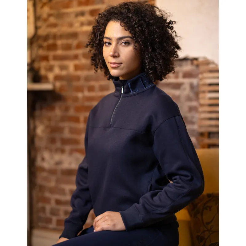 LeMieux Kali Quarter Zip Sweater - Navy-8