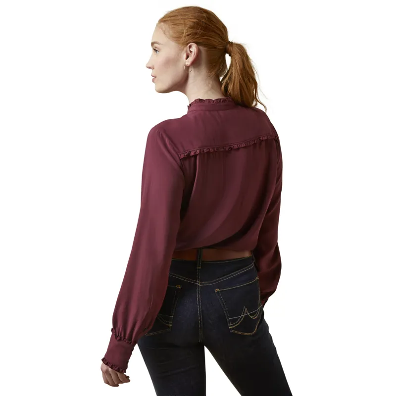 Ariat Women's Clarion Blouse - Tawny Port-1