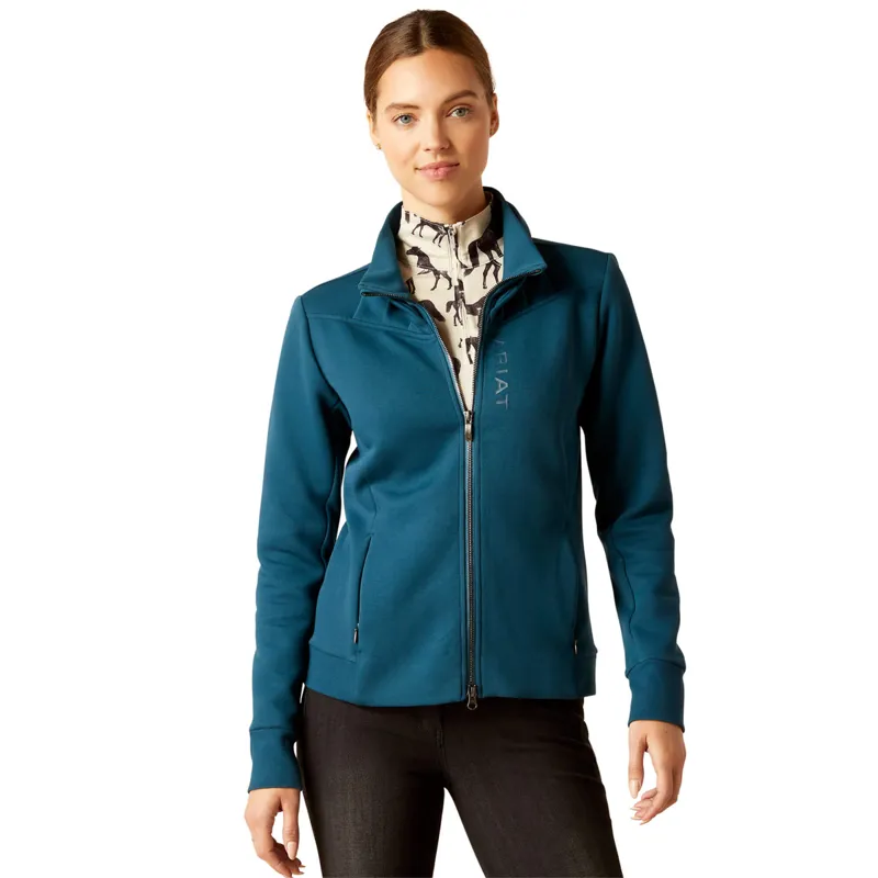 Ariat Women's Bess Full Zip Sweatshirt - Reflecting Pond