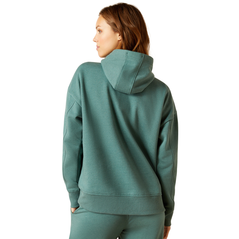 Ariat Women's Rabere Hoodie - Silver Pine Heather-1