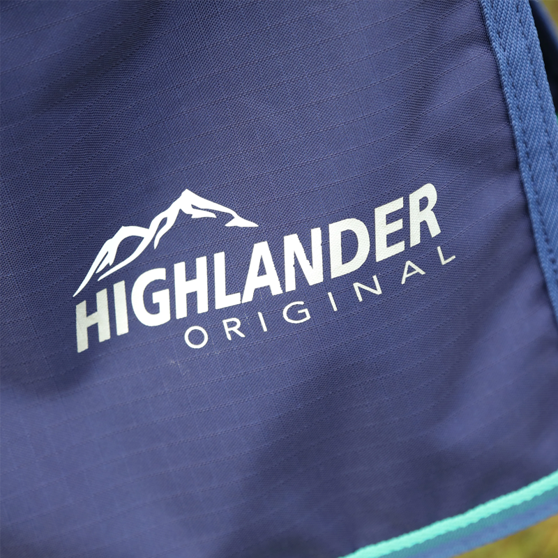 Shires Highlander Original 200 Turnout Rug - Navy Forest-4
