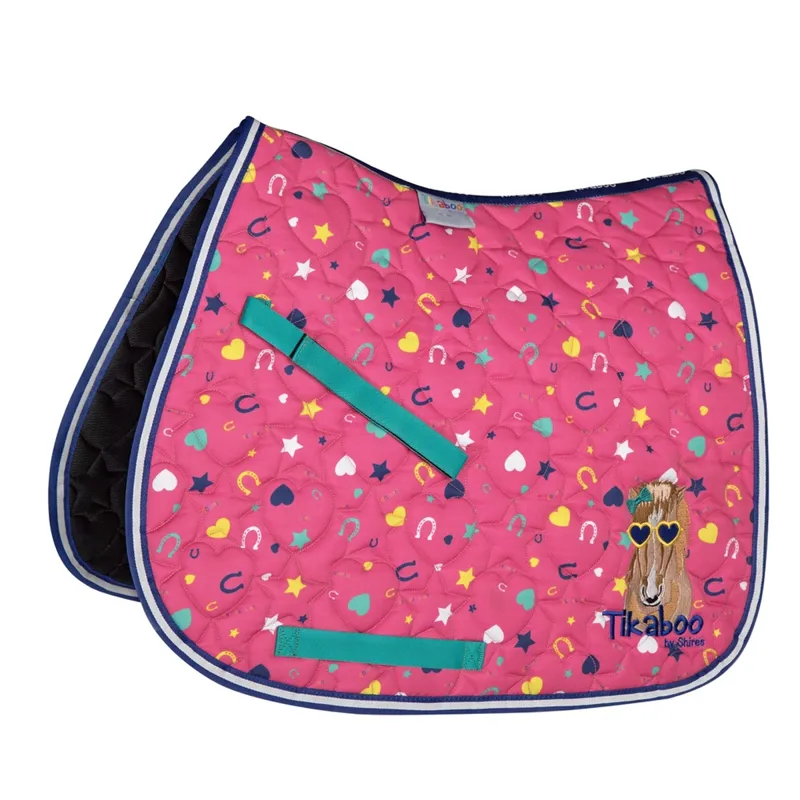 Shires Tikaboo Saddle Pad - Pink