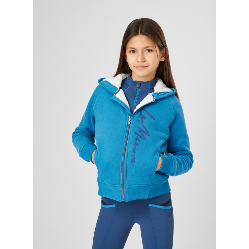 LeMieux Young Rider Hollie Sherpa Lined Hoodie - Atlantic-4