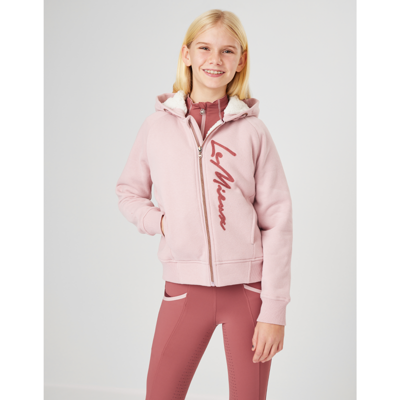 LeMieux Young Rider Hollie Sherpa Lined Hoodie - Pink Quartz-4