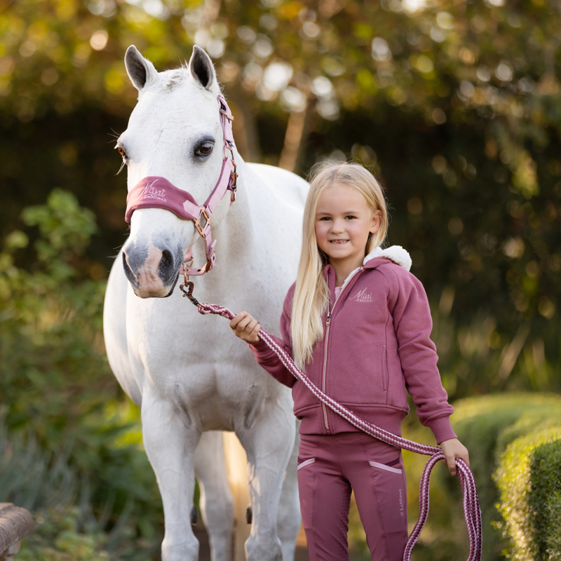 LeMieux Sherpa Lined Lily Hoodie - Orchid-4