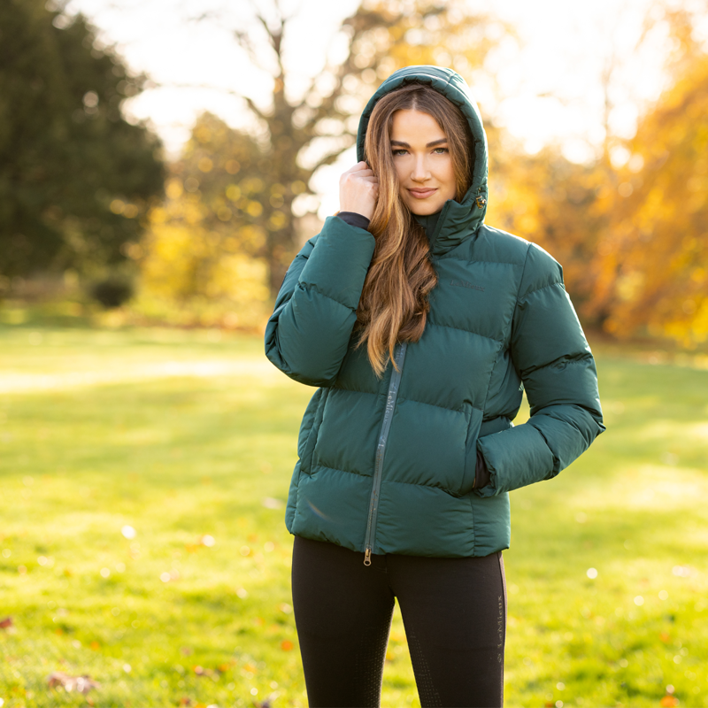 LeMieux Kenza Puffer Jacket - Spruce-7