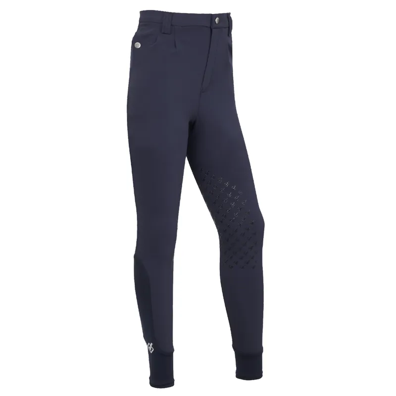 LeMieux Young Rider Boys' Breeches - Navy-1