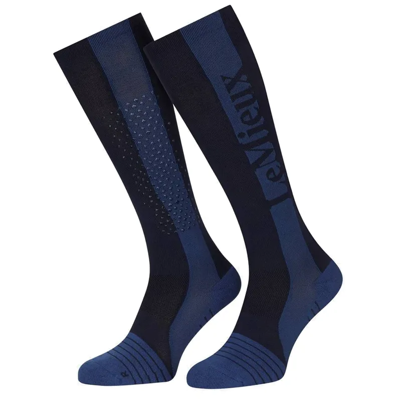 LeMieux Adults Silicone Performance Socks - Navy