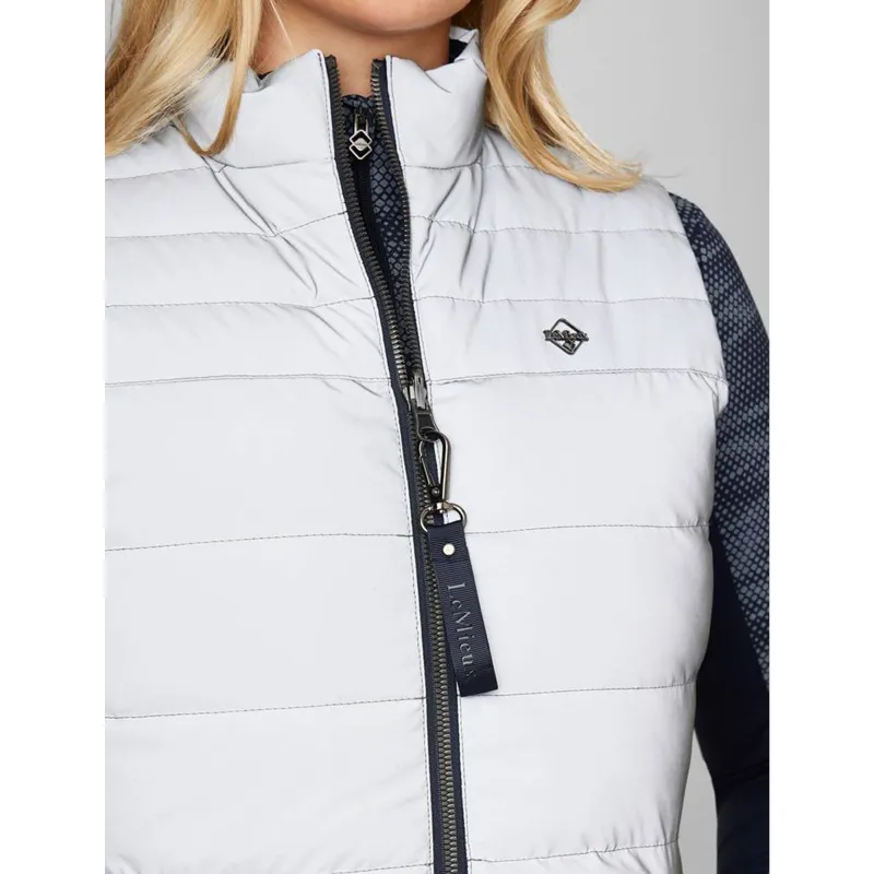 LeMieux Lucille Reversible Reflective Gilet - Navy-5
