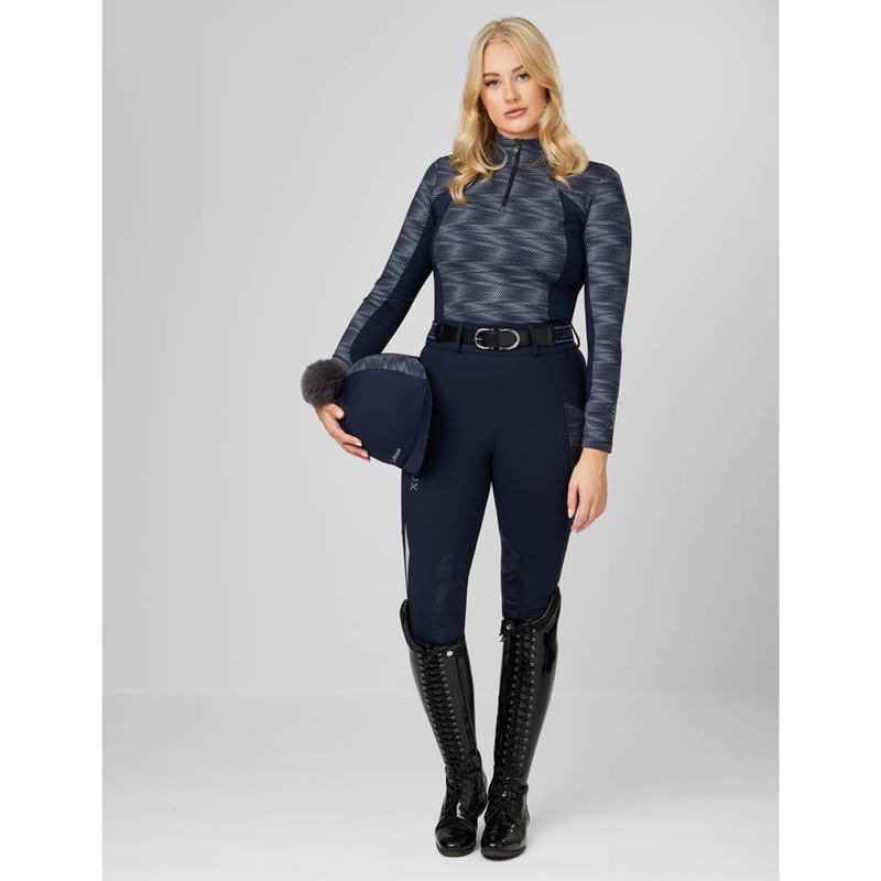 LeMieux Eleanor Pom Hat Silk - Reflective-2