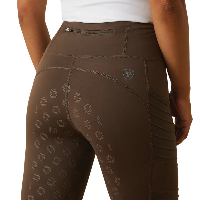 Ariat Women's EOS Moto Full Seat Tights - Banyan Bark-5