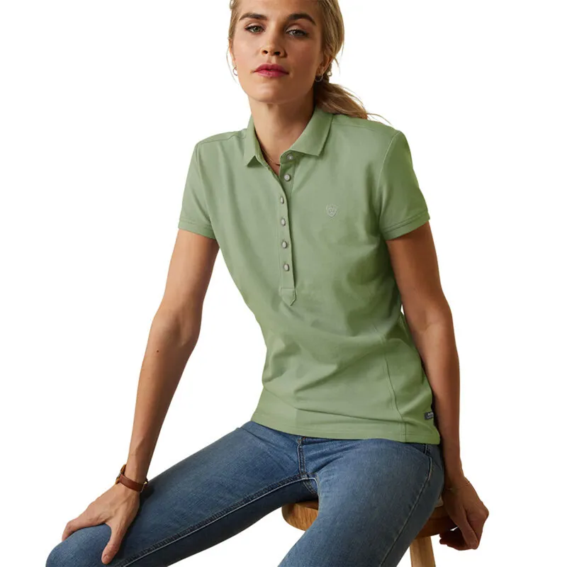 Ariat Women's Prix 2.0 Polo Shirt - Basil