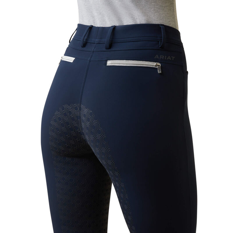 Ariat Women's Tri Factor Full Seat Tights - Navy-2