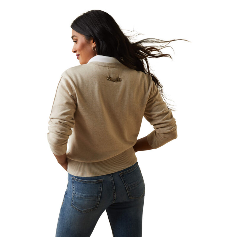 Ariat Women's Peninsula Sweater - Oatmeal-1