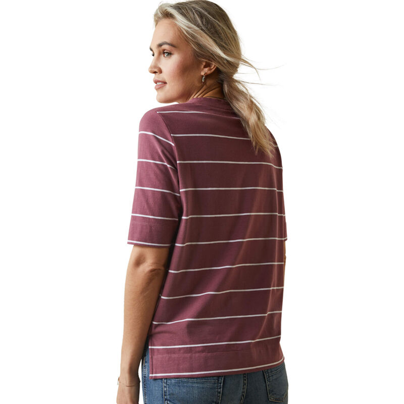 Ariat Women's Windsor T-Shirt - Nocturne Stripe-1