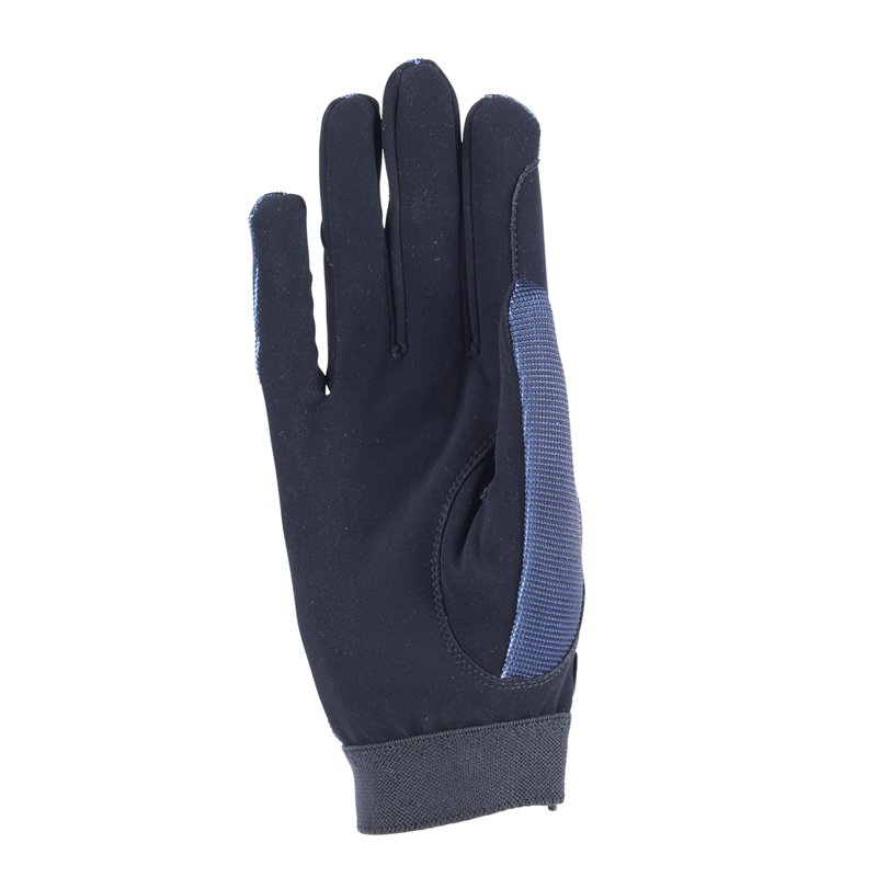 Aubrion Young Rider Team Mesh Gloves - Navy Blue-1