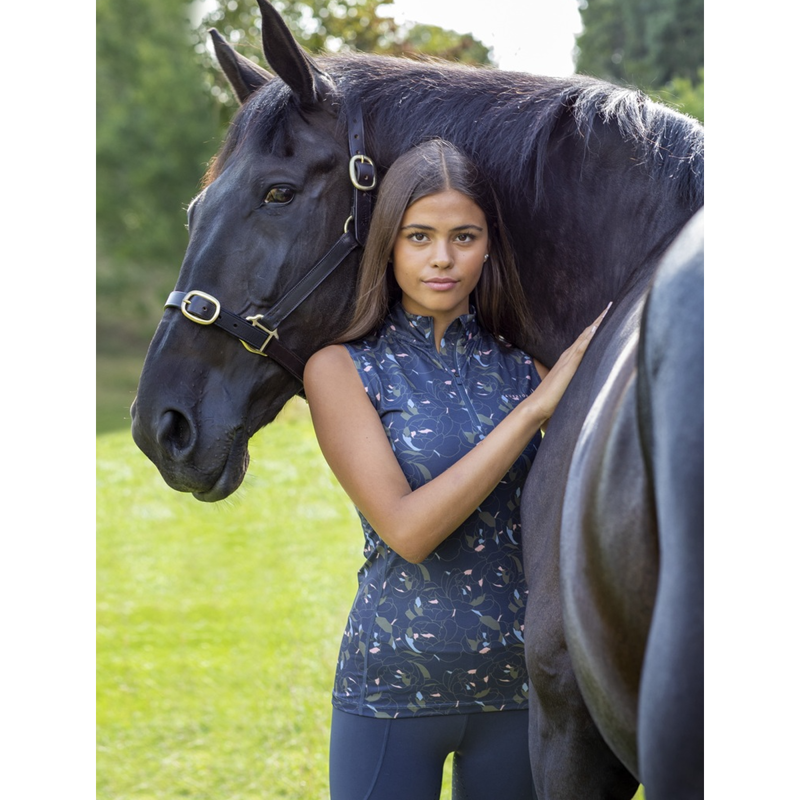 Aubrion Revive Sleeveless Base Layer - Peony-2