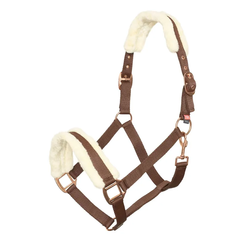Imperial Riding Classic Fur Headcollar - Walnut