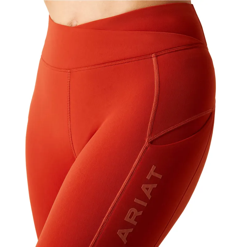 Ariat Women's Avail Half Grip Tights - Red Ochre-3