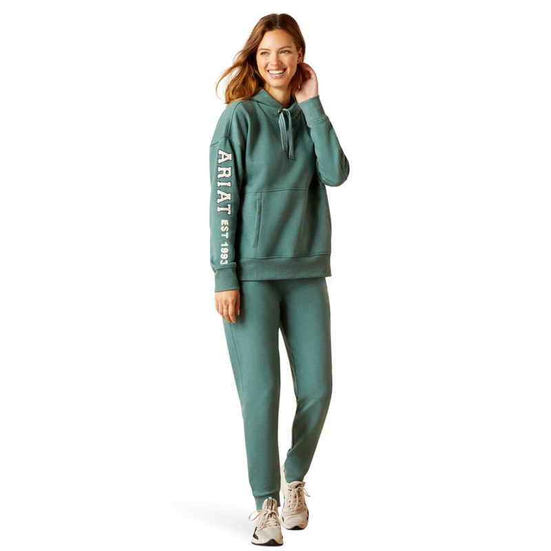 Ariat Women's Rabere Hoodie - Silver Pine Heather-4