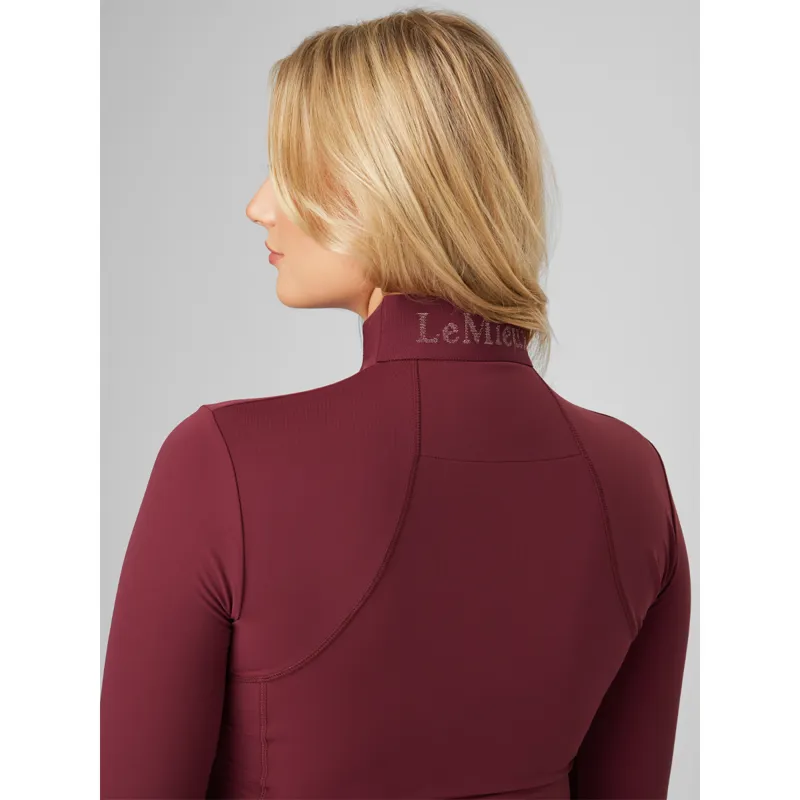 LeMieux Liberte Base Layer - Merlot-5