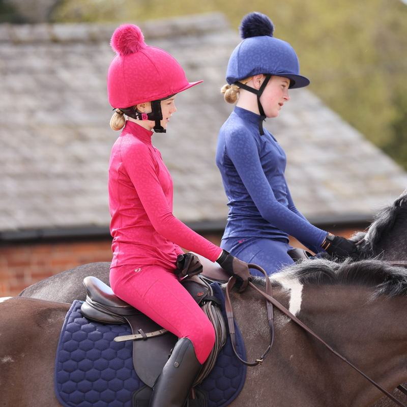 Aubrion Revive Baselayer - Young Rider - Cerise-2