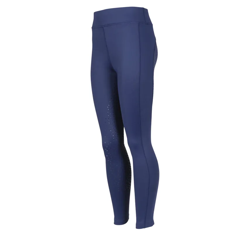 Aubrion Young Rider Shield Winter Riding Tights - Ink-1