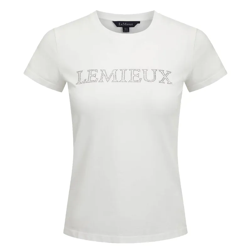 LeMieux Ladies Diamante T-Shirt - White