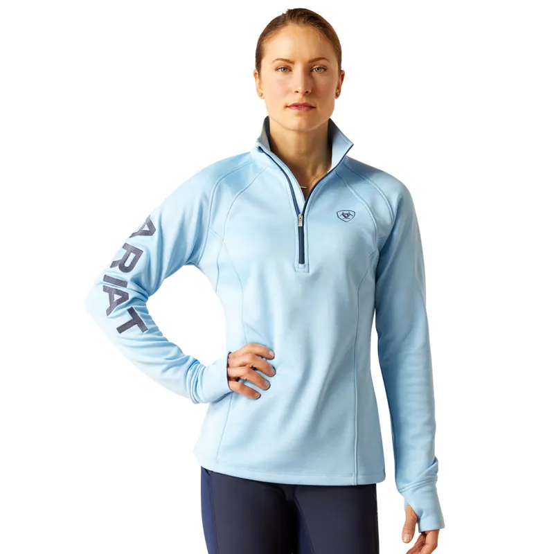 Ariat Women's Tek Team 1/2 Zip Sweatshirt - Cote d'Azur