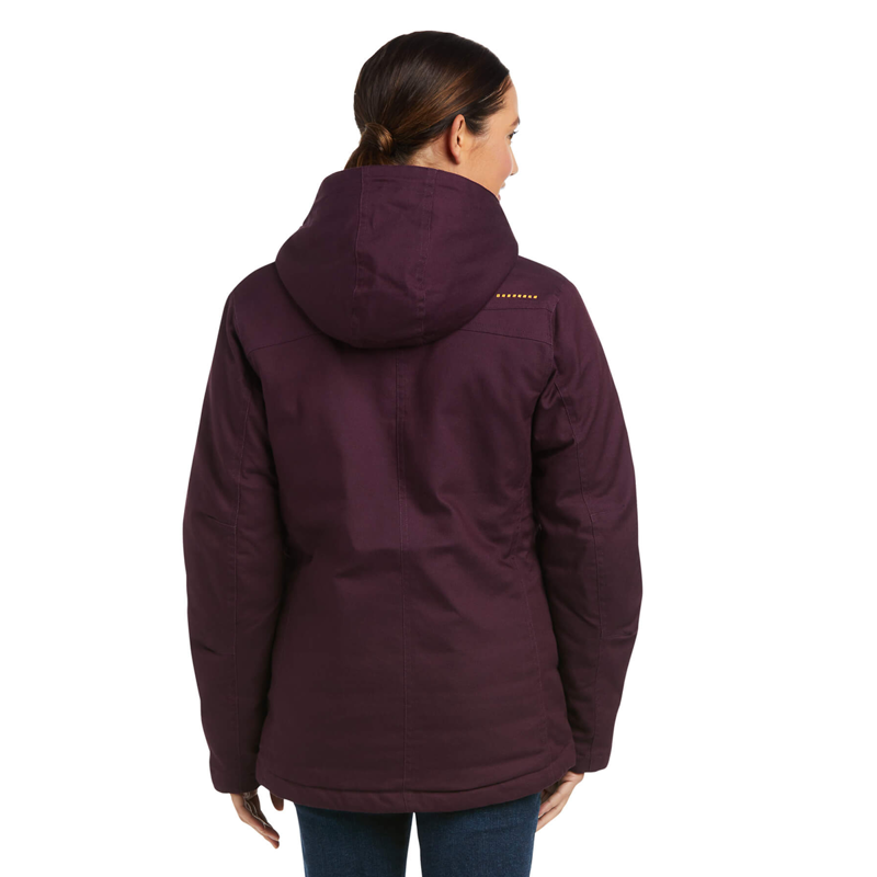 Ariat Women's Rebar DuraCanvas Insulated Jacket - Plum Perfect-1