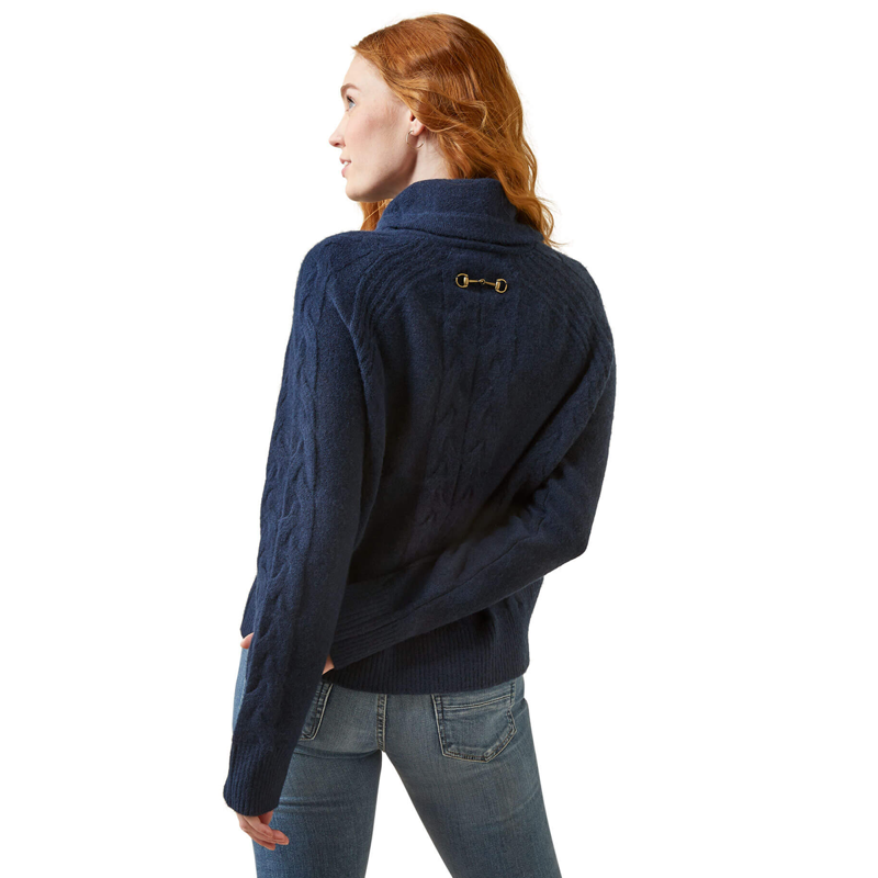 Ariat Women's Novato Sweater - Navy Heather-1