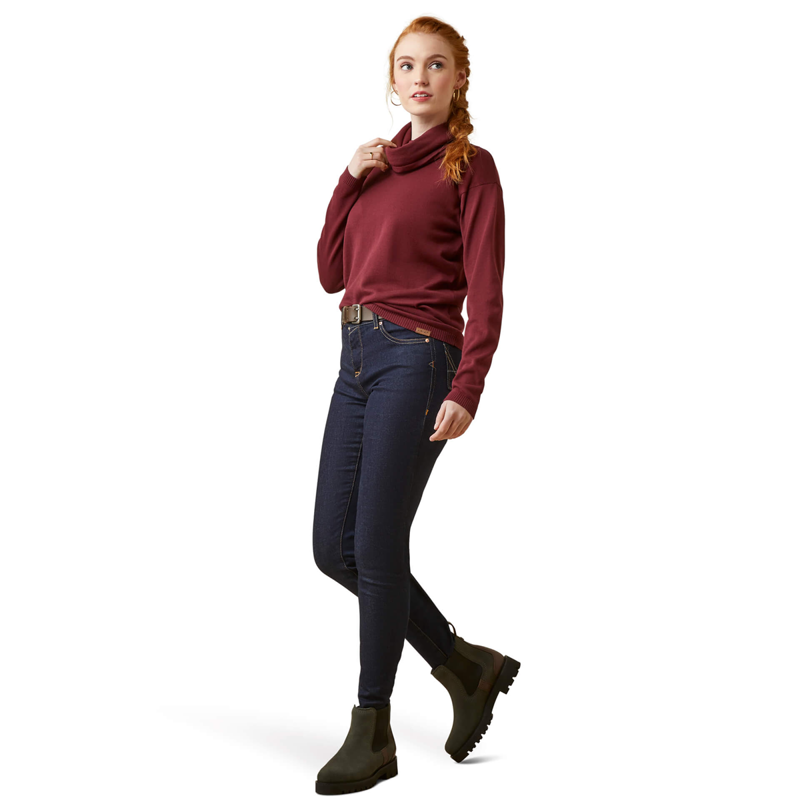 Ariat Women's Lexi Sweater - Tawny Port-2