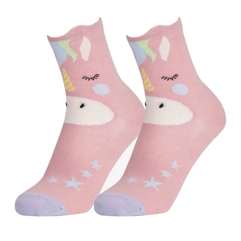 LeMieux Mini Character Socks 2 Pack - Unicorn-1