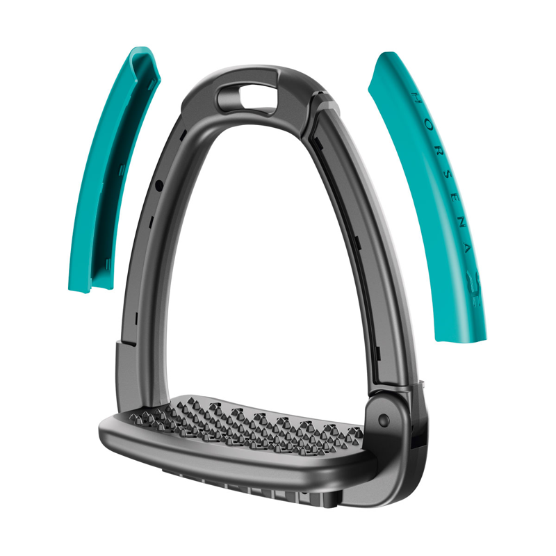 Horsena Swap Stirrup Extra Covers - Set Of 4 - Aqua Green-1