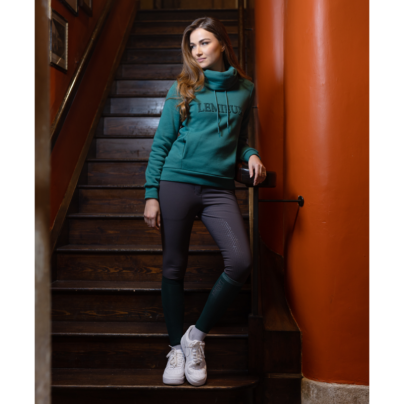 LeMieux Adele Funnel Neck Sweatshirt - Evergreen-9