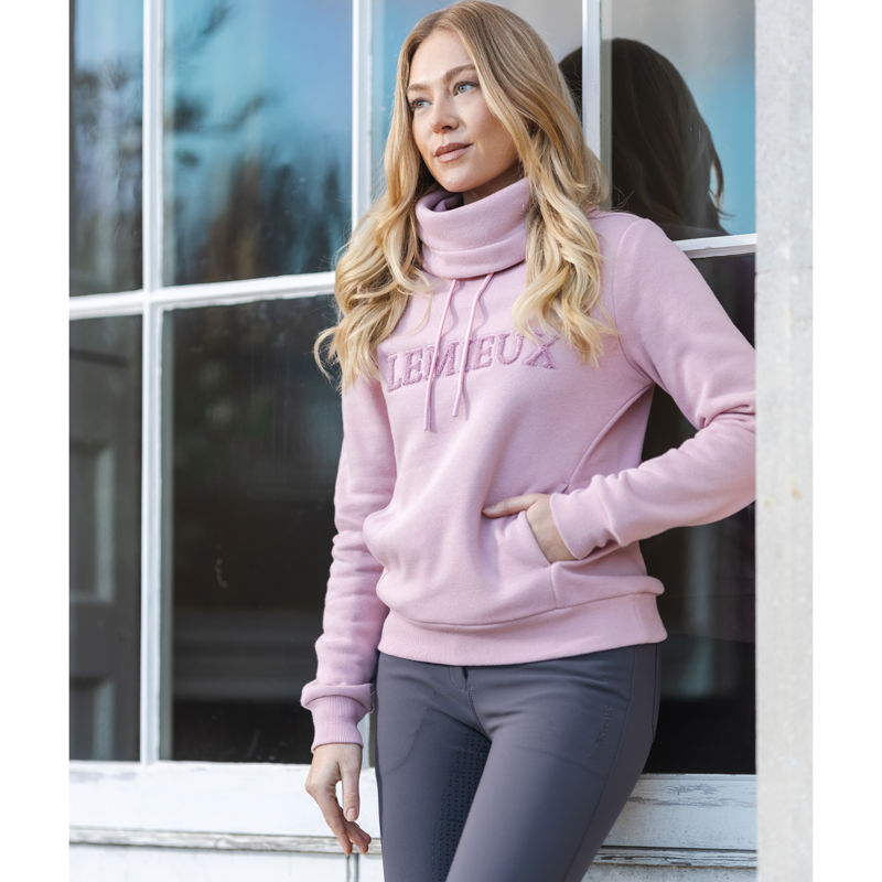 LeMieux Adele Funnel Neck Sweatshirt - Pink Quartz-7