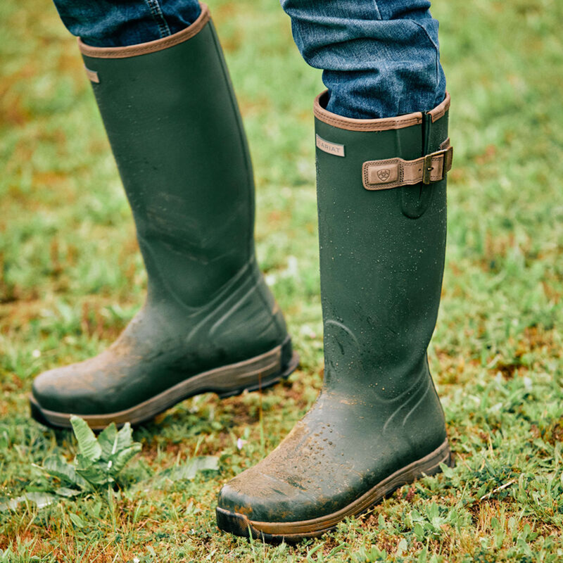 Ariat Men's Burford Rubber Boot - Olive Night-6