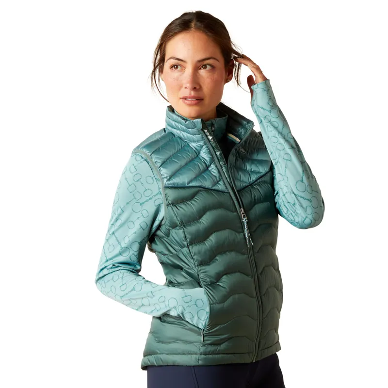 Ariat Women's Ideal Down Vest - IR Arctic/Silver Pine
