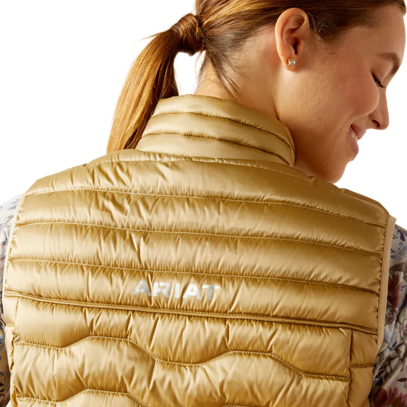 Ariat Women's Ideal Down Vest - IR Fields of Rye-3