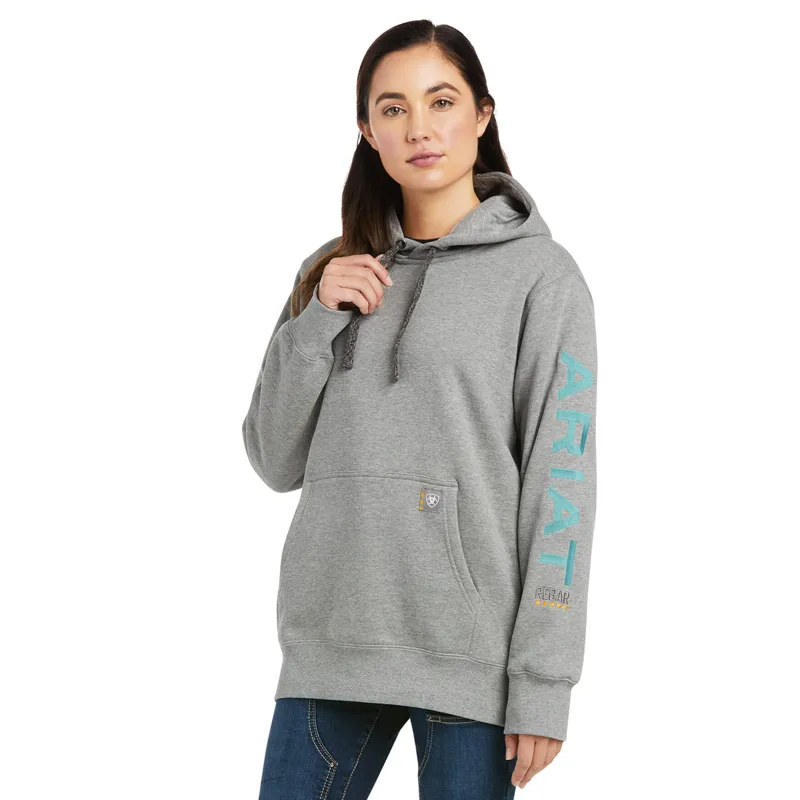 Ariat Women's Rebar Graphic Hoodie - Heather Grey