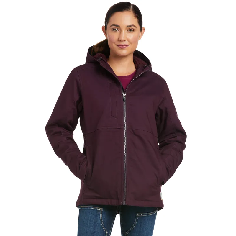 Ariat Women's Rebar DuraCanvas Insulated Jacket - Plum Perfect