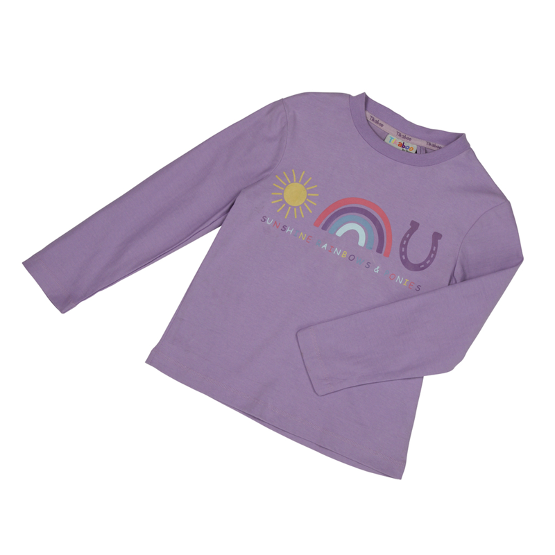 Shires Children's Tikaboo Long Sleeve T-Shirt - Lilac