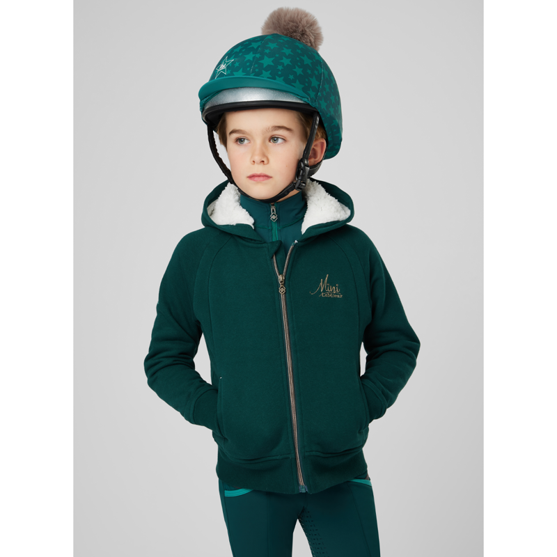 LeMieux Sherpa Lined Lily Hoodie - Spruce-5