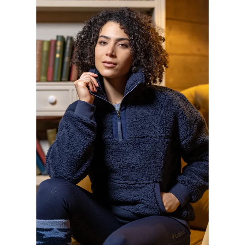 LeMieux Tara Teddy Fleece - Navy-5