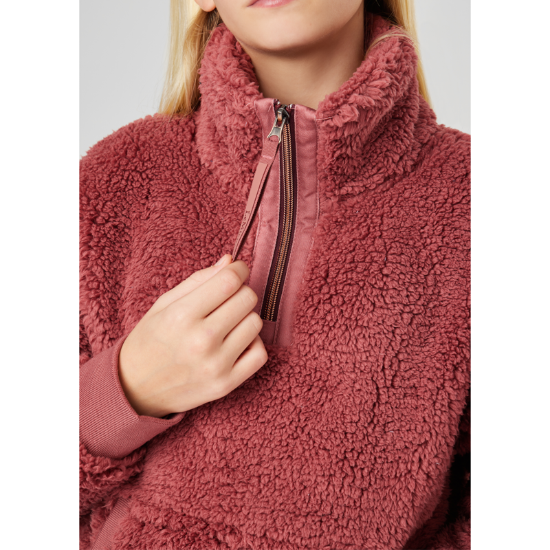 LeMieux Young Rider Tia Teddy Fleece - Orchid-4